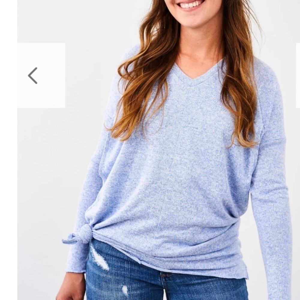Latched Mama Relaxed Sweater Nursing Tunic XL/1X